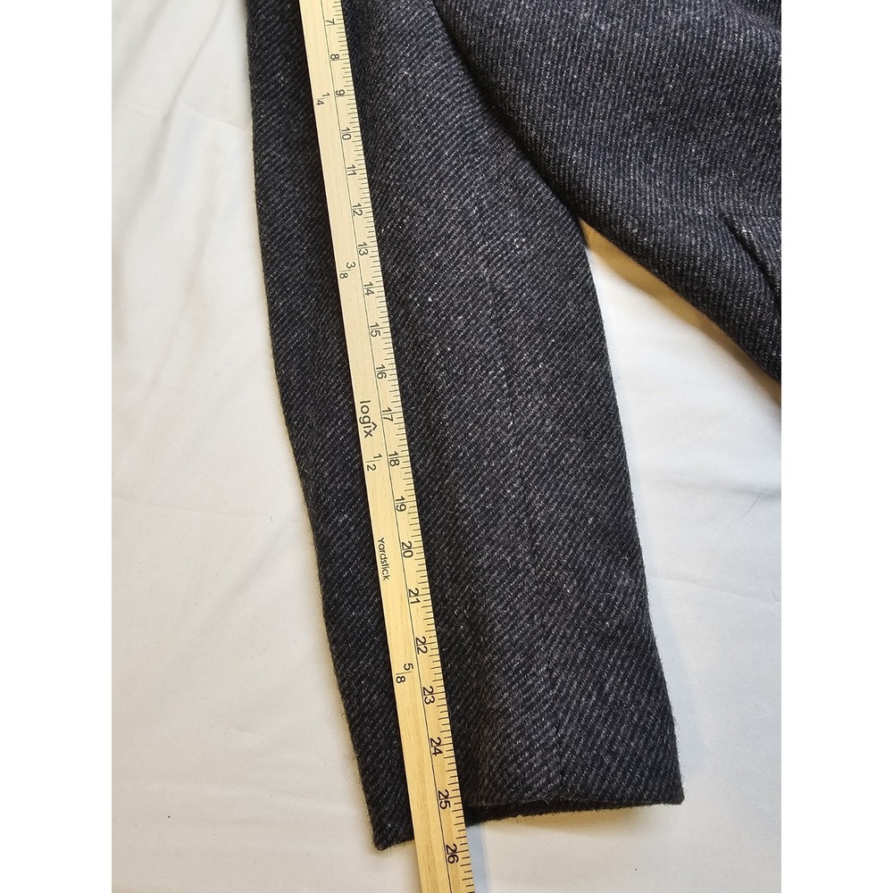 Vintage 100% Virgin Wool Unbranded Czechoslovakian Mens Mid-Length Coat - Picture 7 of 8